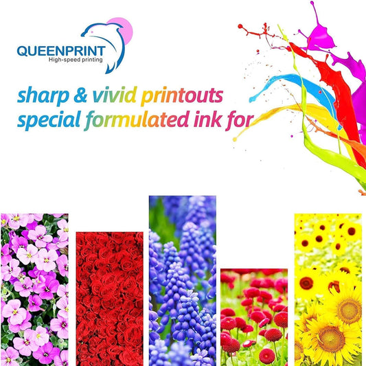 HESHUN 61XL Ink Cartridge Combo Pack Replacement for HP 61 Ink Works with HP Envy Deskjet Officejet Printer