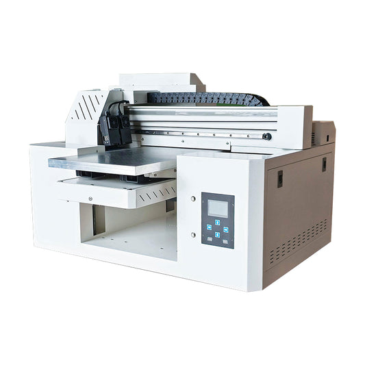 HESHUN A3 Dual Printhead 3050 UV Flatbed 4 in 1 Printer 6 Colors Large Format Plane Cylinder