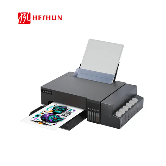 Heshun L8050 DTF printer printing display