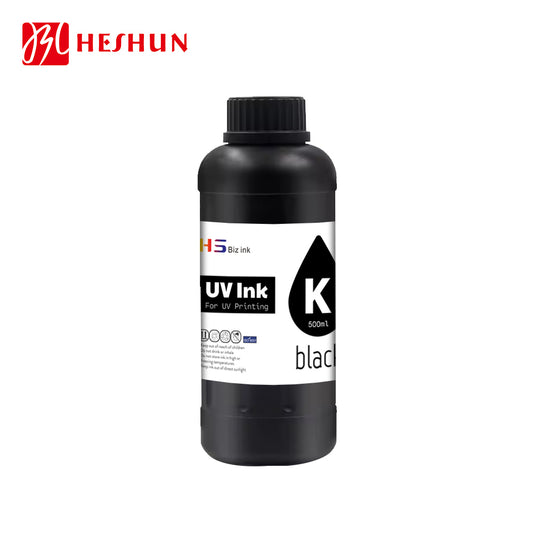 HESHUN 1000ML High Quality Soft Hard Uv Ink for Epson DX5 DX6 DX7 DX10 XP600 TX800 Printhead High-end Printer Ink