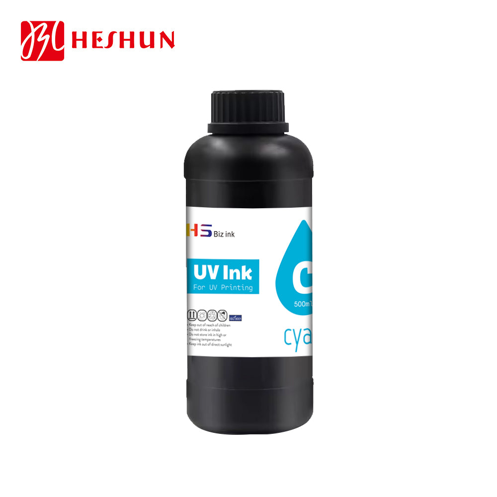 HESHUN 1000ML High Quality Soft Hard Uv Ink for Epson DX5 DX6 DX7 DX10 XP600 TX800 Printhead High-end Printer Ink