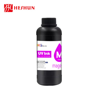HESHUN 1000ML High Quality Soft Hard Uv Ink for Epson DX5 DX6 DX7 DX10 XP600 TX800 Printhead High-end Printer Ink