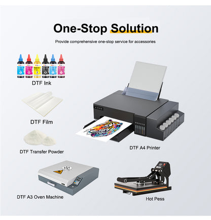 HESHUN 100ml Transfer DTF Ink Printer Ink Kit  Ink for Use in Epson I3200 F2000 F2100 F2200 Printer