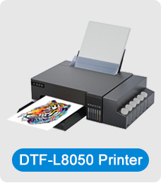 perfect performance for long time continues output printing, Work with PET Film Transfer ink + Hot Melt Powder + PET Film Transfer