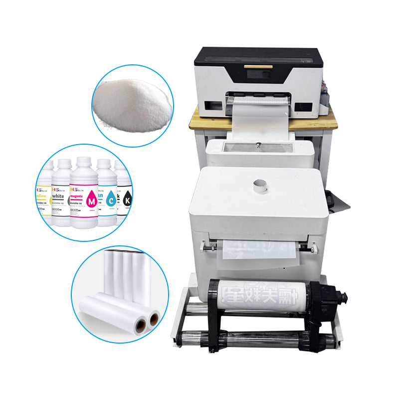 HESHUN 330S A3 DTF Printer XP600 Heads All-In-One Digital Printing DTF Solution