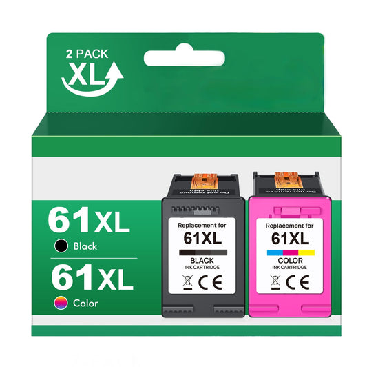 Buy HP 61XL Black & Color Ink Cartridge 2-Pack - High Yield Replacement for HP Envy, Deskjet, Officejet Printers